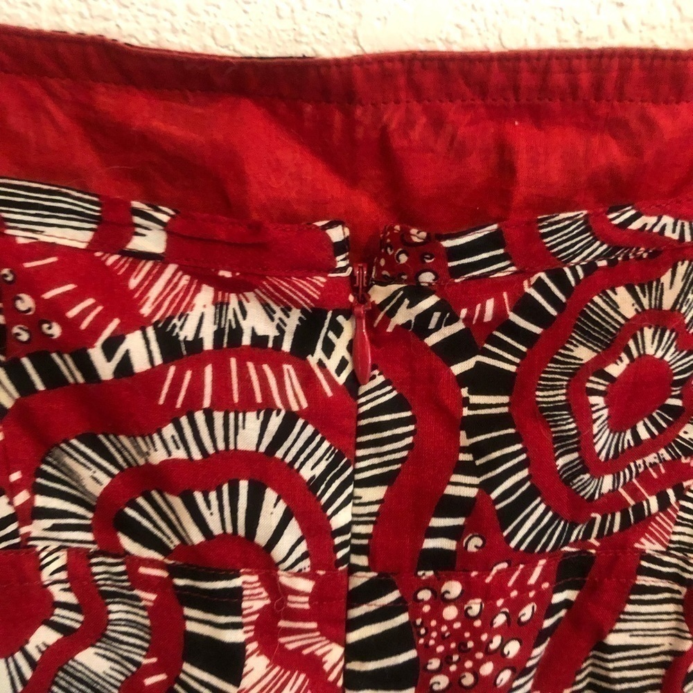 Red and Black Flower Print Ideology Dress Size 6 - Picture 8 of 9